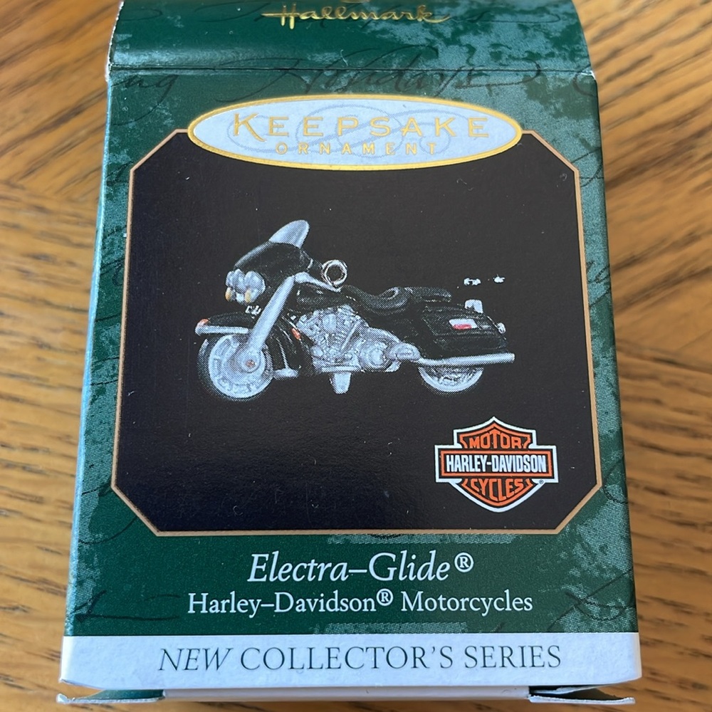 Electra-Glide Harley-Davidson Motorcycle Hallmark Keepsake Ornament NEW